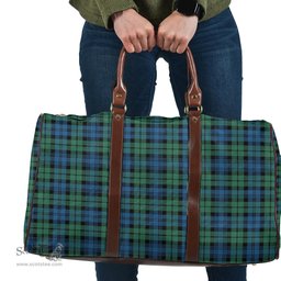 Scottish Campbell Ancient 02 Clan Tartan Travel Bag - Classic Scottish Plaid Tartan Plaid