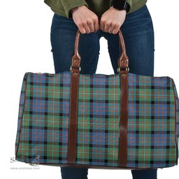 Scottish MacDonnell of Glengarry Ancient Clan Tartan Travel Bag - Classic Scottish Plaid Tartan Plaid