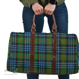 Scottish Newlands of Lauriston Clan Tartan Travel Bag - Classic Scottish Plaid Tartan Plaid