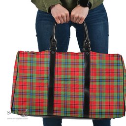 Scottish MacLean of Duart Modern Clan Tartan Travel Bag - Classic Scottish Plaid Tartan Plaid