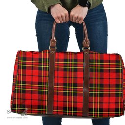 Scottish Brodie Modern Clan Tartan Travel Bag - Classic Scottish Plaid Tartan Plaid
