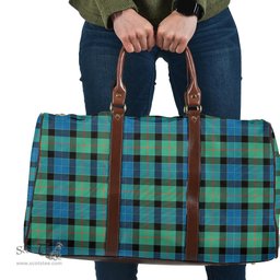 Scottish Gunn Ancient Clan Tartan Travel Bag - Classic Scottish Plaid Tartan Plaid