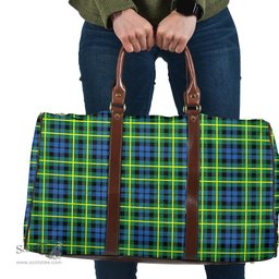 Scottish Campbell of Breadalbane Ancient Clan Tartan Travel Bag - Classic Scottish Plaid Tartan Plaid