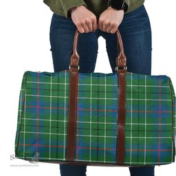 Scottish Duncan Ancient Clan Tartan Travel Bag - Classic Scottish Plaid Tartan Plaid