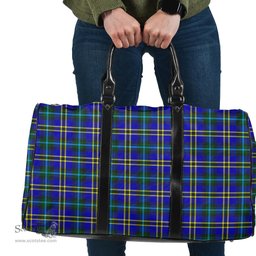 Scottish Weir Modern Clan Tartan Travel Bag - Classic Scottish Plaid Tartan Plaid