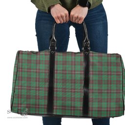 Scottish MacKinnon Hunting Ancient Clan Tartan Travel Bag - Classic Scottish Plaid Tartan Plaid