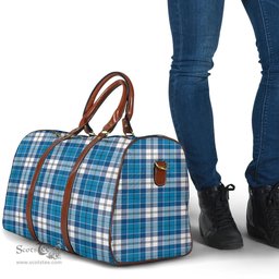 Scottish Roberton Clan Tartan Travel Bag - Classic Scottish Plaid Tartan Plaid