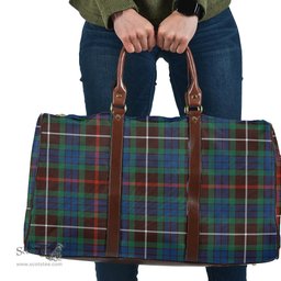 Scottish Fraser Hunting Ancient Clan Tartan Travel Bag - Classic Scottish Plaid Tartan Plaid
