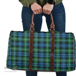 Scottish Lyon Clan Clan Tartan Travel Bag - Classic Scottish Plaid Tartan Plaid