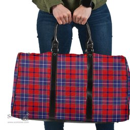 Scottish Wishart Dress Clan Tartan Travel Bag - Classic Scottish Plaid Tartan Plaid