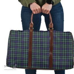 Scottish Graham of Montrose Modern Clan Tartan Travel Bag - Classic Scottish Plaid Tartan Plaid