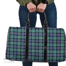 Scottish MacTaggart Ancient Clan Tartan Travel Bag - Classic Scottish Plaid Tartan Plaid