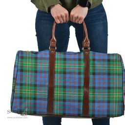 Scottish Bowie Ancient Clan Tartan Travel Bag - Classic Scottish Plaid Tartan Plaid