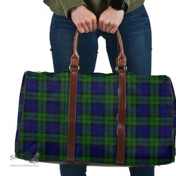 Scottish Campbell Modern Clan Tartan Travel Bag - Classic Scottish Plaid Tartan Plaid
