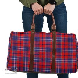 Scottish Wishart Dress Clan Tartan Travel Bag - Classic Scottish Plaid Tartan Plaid