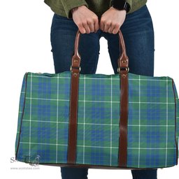 Scottish Hamilton Hunting Ancient Clan Tartan Travel Bag - Classic Scottish Plaid Tartan Plaid