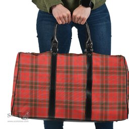 Scottish Grant Weathered Clan Tartan Travel Bag - Classic Scottish Plaid Tartan Plaid