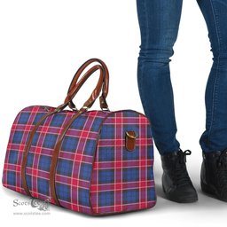 Scottish Graham of Menteith Red Clan Tartan Travel Bag - Classic Scottish Plaid Tartan Plaid