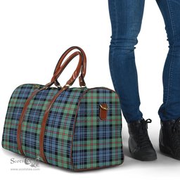 Scottish MacKinlay Ancient Clan Tartan Travel Bag - Classic Scottish Plaid Tartan Plaid