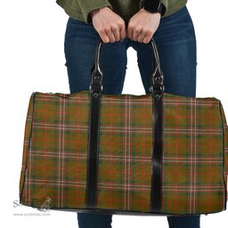 Scottish SCOTT BROWN MODERN Clan Tartan Travel Bag - Classic Scottish Plaid Tartan Plaid