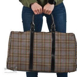 Scottish MacIntyre Hunting Weathered Clan Tartan Travel Bag - Classic Scottish Plaid Tartan Plaid
