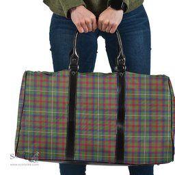 Scottish Shaw Green Modern Clan Tartan Travel Bag - Classic Scottish Plaid Tartan Plaid