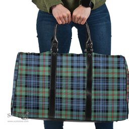 Scottish MacKinlay Ancient Clan Tartan Travel Bag - Classic Scottish Plaid Tartan Plaid