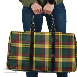 Scottish MacMillan Old Modern Clan Tartan Travel Bag - Classic Scottish Plaid Tartan Plaid