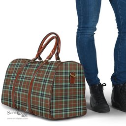 Scottish Thomson Hunting Modern Clan Tartan Travel Bag - Classic Scottish Plaid Tartan Plaid