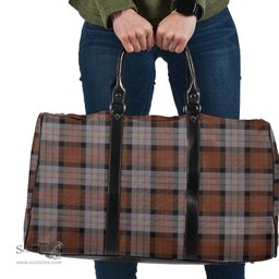Scottish Cameron of Erracht Weathered Clan Tartan Travel Bag - Classic Scottish Plaid Tartan Plaid