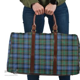 Scottish MacRae Hunting Ancient Clan Tartan Travel Bag - Classic Scottish Plaid Tartan Plaid