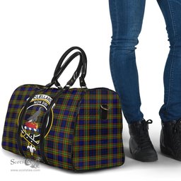 Scottish Clelland Modern Clan Tartan Travel Bag - Crest Classic Scottish Plaid Tartan Plaid