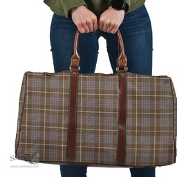 Scottish MacIntyre Hunting Weathered Clan Tartan Travel Bag - Classic Scottish Plaid Tartan Plaid