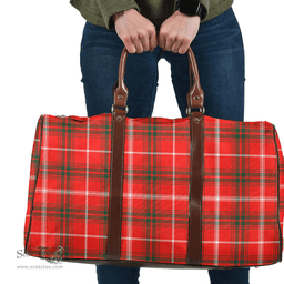 Scottish Duke of Rothesay Modern Clan Tartan Travel Bag - Classic Scottish Plaid Tartan Plaid