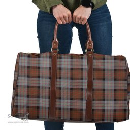 Scottish Cameron of Erracht Weathered Clan Tartan Travel Bag - Classic Scottish Plaid Tartan Plaid