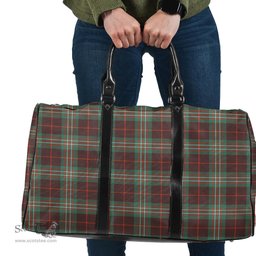 Scottish SCOTT BROWN ANCIENT Clan Tartan Travel Bag - Classic Scottish Plaid Tartan Plaid