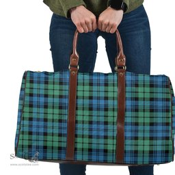 Scottish Campbell Ancient 01 Clan Tartan Travel Bag - Classic Scottish Plaid Tartan Plaid