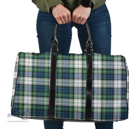 Scottish Gordon Dress Ancient Clan Tartan Travel Bag - Classic Scottish Plaid Tartan Plaid