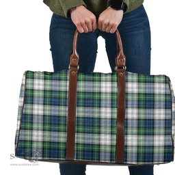 Scottish Gordon Dress Ancient Clan Tartan Travel Bag - Classic Scottish Plaid Tartan Plaid