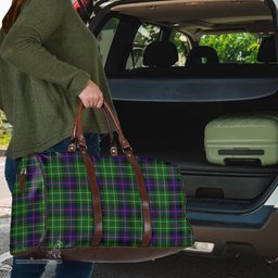 Scottish Leslie Hunting Clan Tartan Travel Bag - Classic Scottish Plaid Tartan Plaid