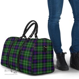 Scottish Leslie Hunting Clan Tartan Travel Bag - Classic Scottish Plaid Tartan Plaid