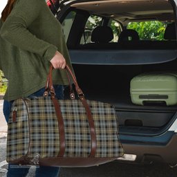 Scottish Campbell Argyll Weathered Clan Tartan Travel Bag - Classic Scottish Plaid Tartan Plaid