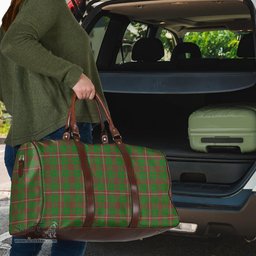 Scottish MacKinnon Hunting Modern Clan Tartan Travel Bag - Classic Scottish Plaid Tartan Plaid
