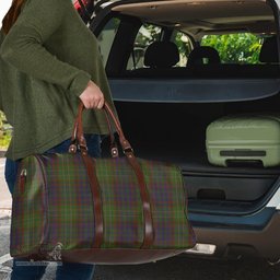 Scottish Cunningham Hunting Modern Clan Tartan Travel Bag - Classic Scottish Plaid Tartan Plaid