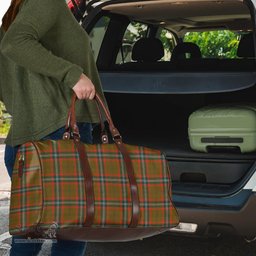 Scottish Seton Hunting Modern Clan Tartan Travel Bag - Classic Scottish Plaid Tartan Plaid