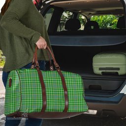 Scottish Currie Clan Tartan Travel Bag - Classic Scottish Plaid Tartan Plaid