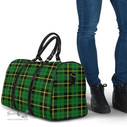 Scottish Wallace Hunting Green Clan Tartan Travel Bag - Classic Scottish Plaid Tartan Plaid