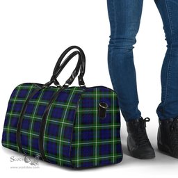 Scottish Lamont Modern Clan Tartan Travel Bag - Classic Scottish Plaid Tartan Plaid