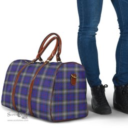 Scottish Kinnaird Clan Tartan Travel Bag - Classic Scottish Plaid Tartan Plaid