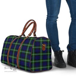 Scottish Lamont Modern Clan Tartan Travel Bag - Classic Scottish Plaid Tartan Plaid